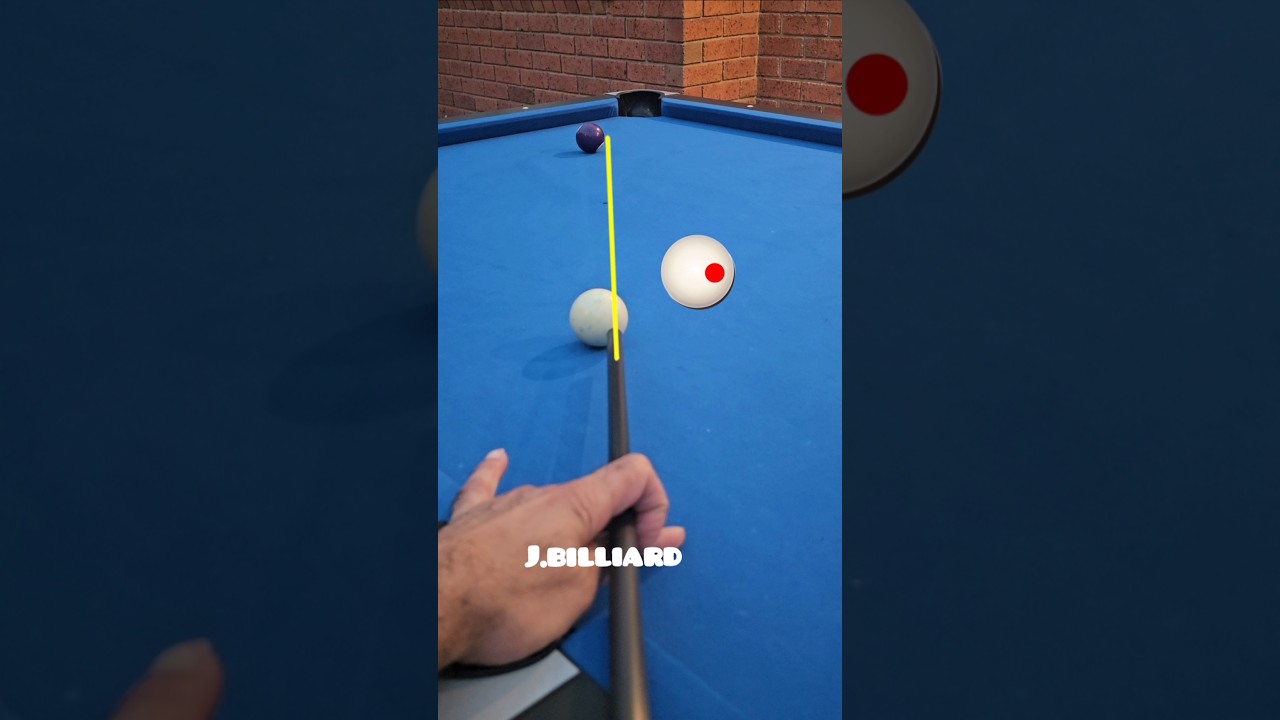 Side Spin Secrets | How to Aim for Perfect Cue Ball Positioning #8ballpool #poolshots #billiard