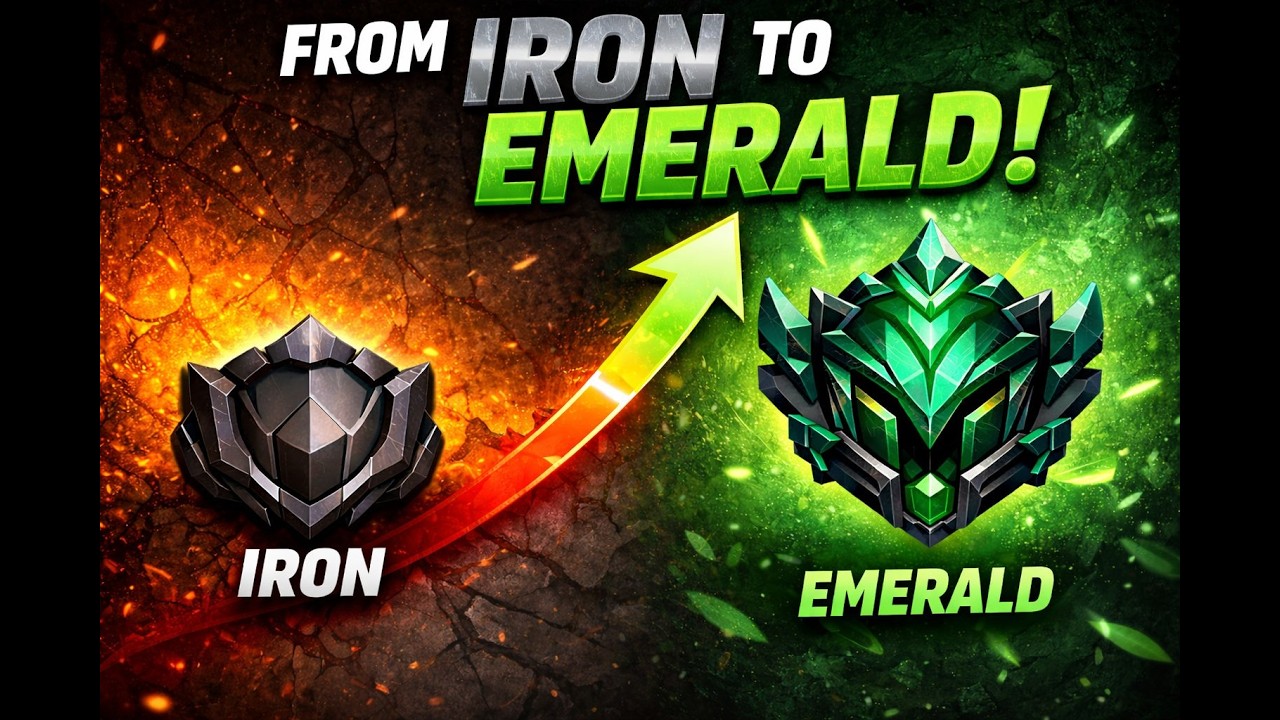 Climbing in League from Iron to Emerald!