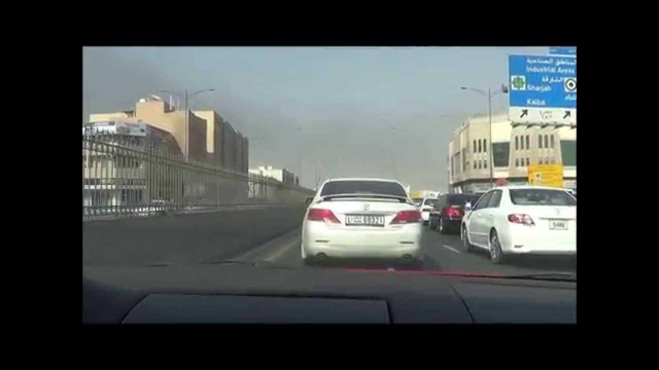My daily driving route from Dubai to Ajman