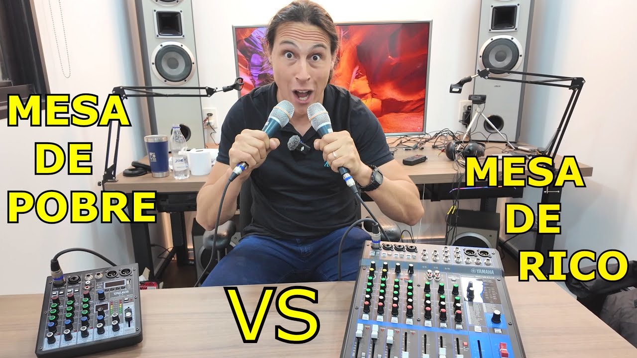 MESA DE SOM DE RICO E DE POBRE - VEJA QUAIS AS DIFERENÇAS