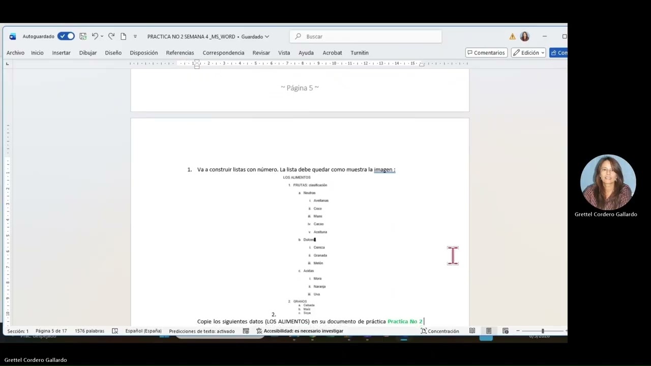 Video S4 Practica MsWord No 2