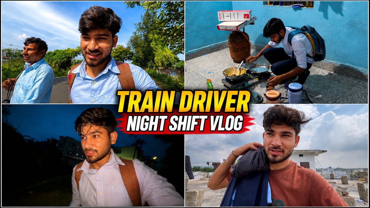 Loco Pilot complete night duty trip | vlog | RRB ALP 2026