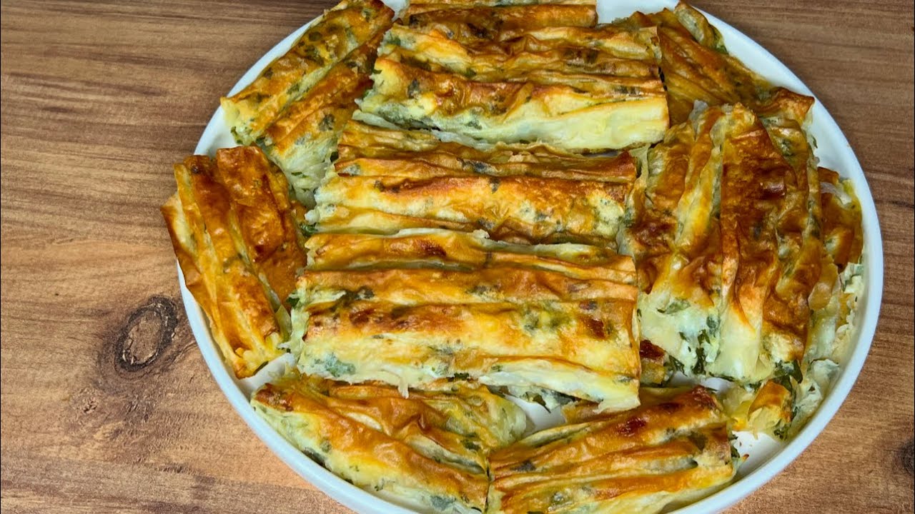 ‼️Tepsi Tepsi Yapıyorum Yapıldığı An Bitiyor😍Öyle Bir Yöntemki Oklava Yok Merdane Yok Kahvaltılık