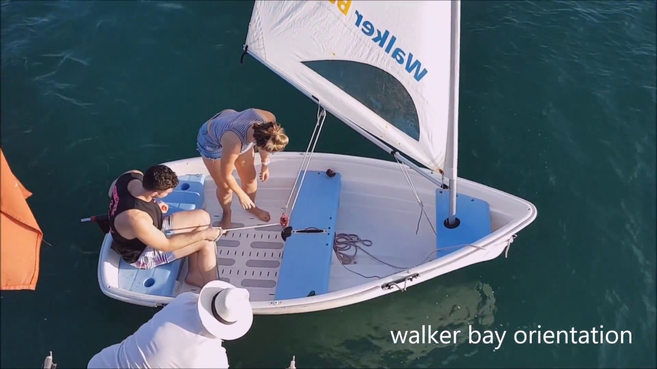 Learning to sail a 10' Walker Bay Sailing Dingy