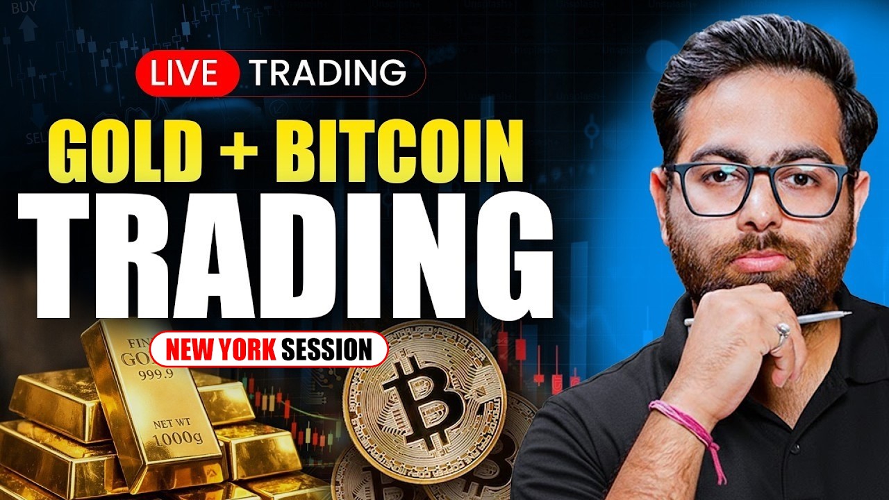 GOLD & BITCOIN Live Trading | Akash Garg