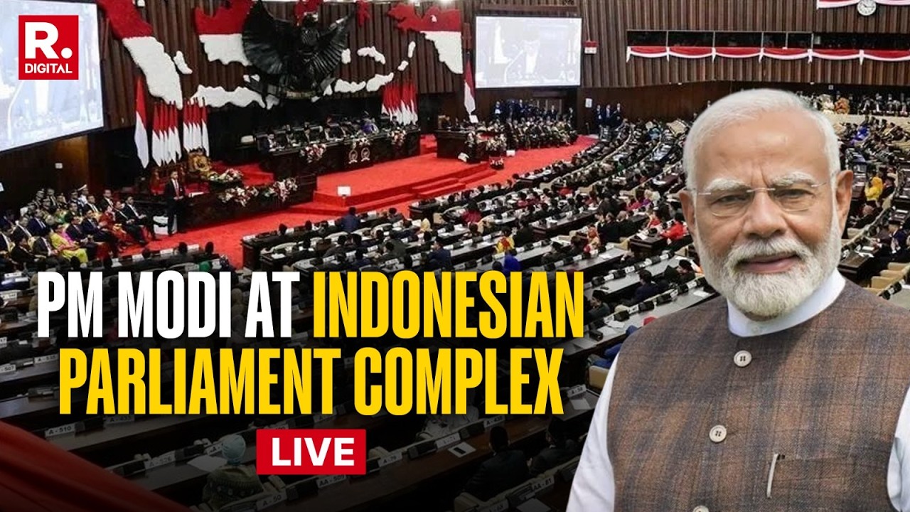 LIVE: PM Modi Arrives At Indonesian Parliament Complex | Central Jakarta | Indonesia-India Ties