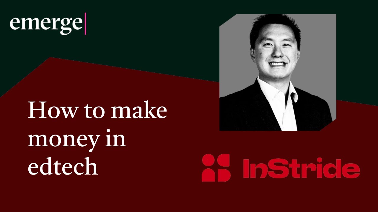 How to make money in edtech | Jonathan Lau (InStride)