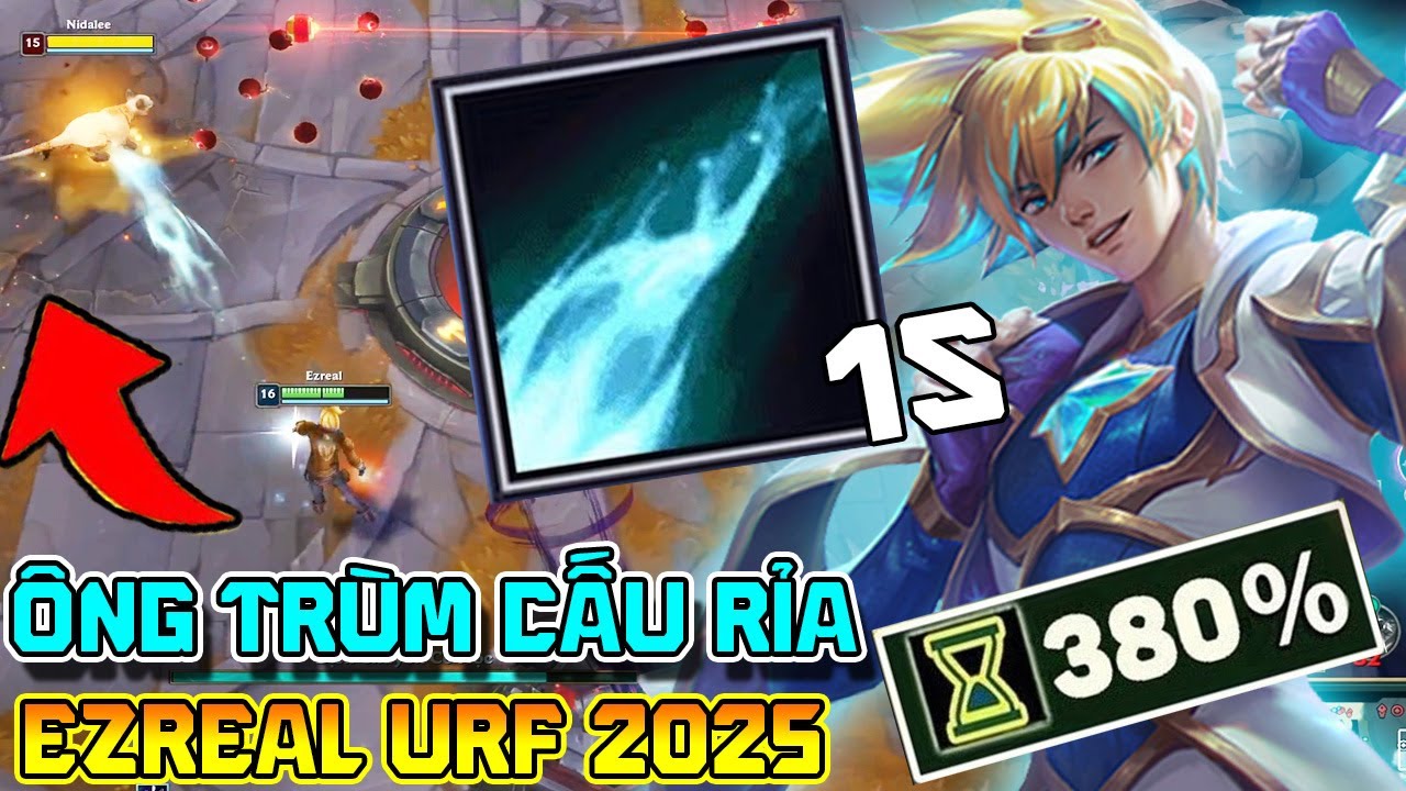 Ezreal URF 2025 - Siêu Cơ Động + Cấu Rỉa Cực Khó Chịu Khiến Đối Thủ Phát Điên!