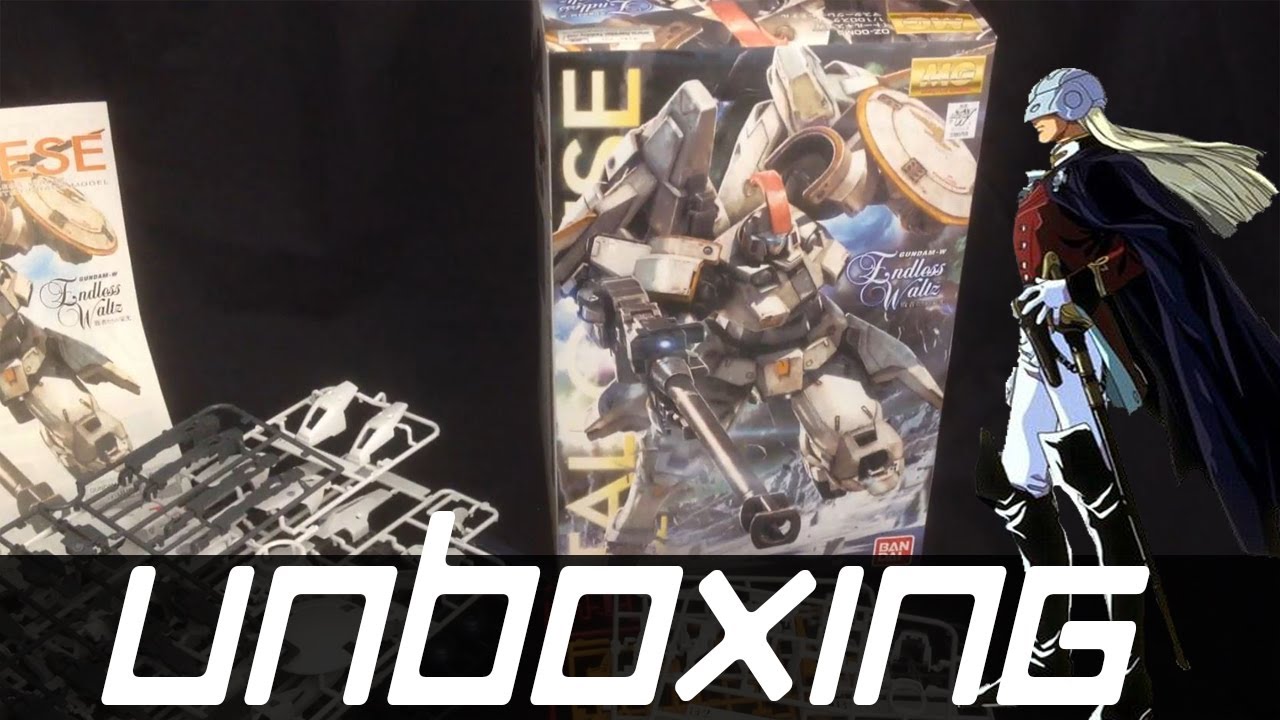GUNPLA REVIEW: MG Tallgeese EW part 1 (Unboxing)