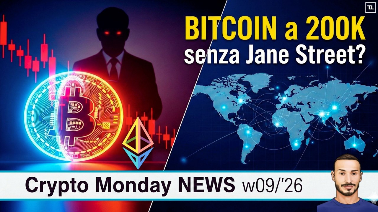 Guerre, Bitcoin e Complotti 🤯 Crypto Monday NEWS w09/'26