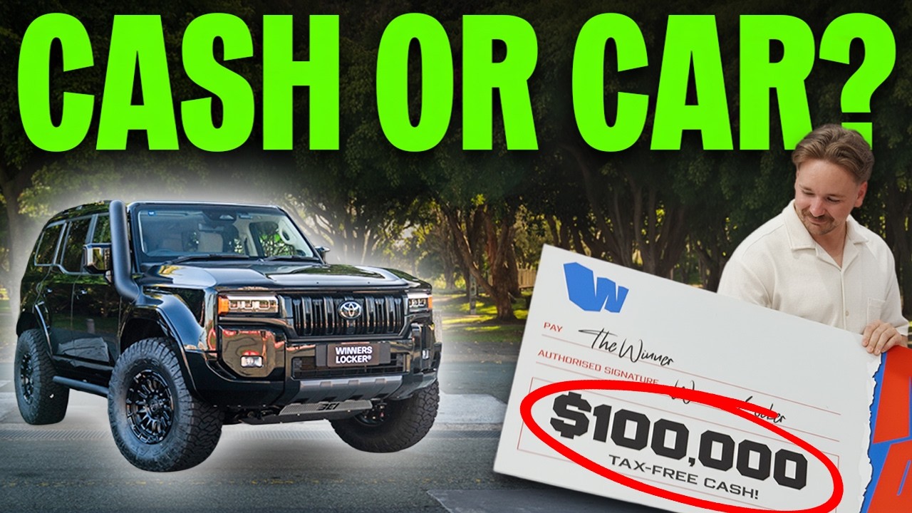 Nick Won A NEW Landcruiser Prado Or $100,000 CASH (Which did he choose?)