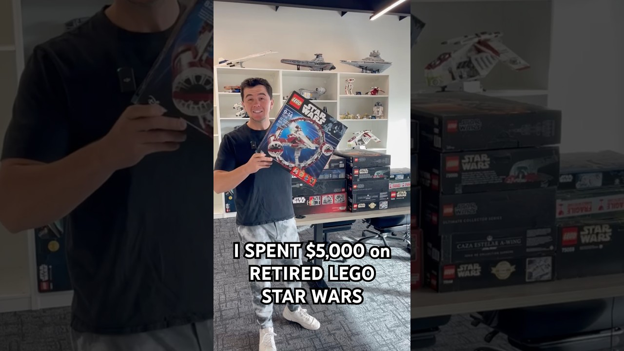 I SPENT $5,000 on RETIRED LEGO STAR WARS&hellip; #spendmoney #retiredlego #obiwankenobi