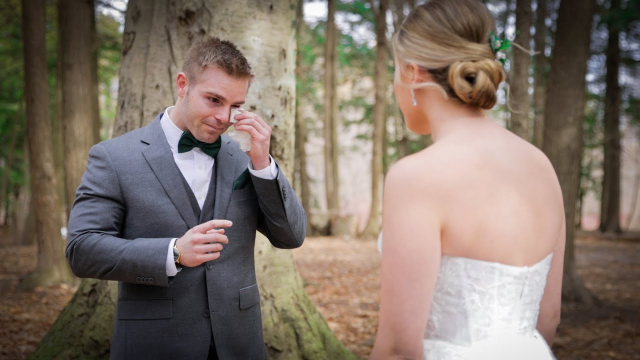 Emotional First Look // Whistle Bear Golf Club Wedding Film