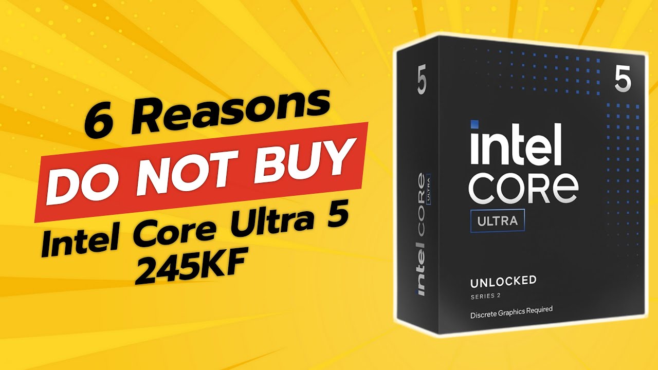 Обзор процессора Intel Core Ultra 5 для настольных ПК 245KF (6 причин НЕ покупать) ⚠️💸