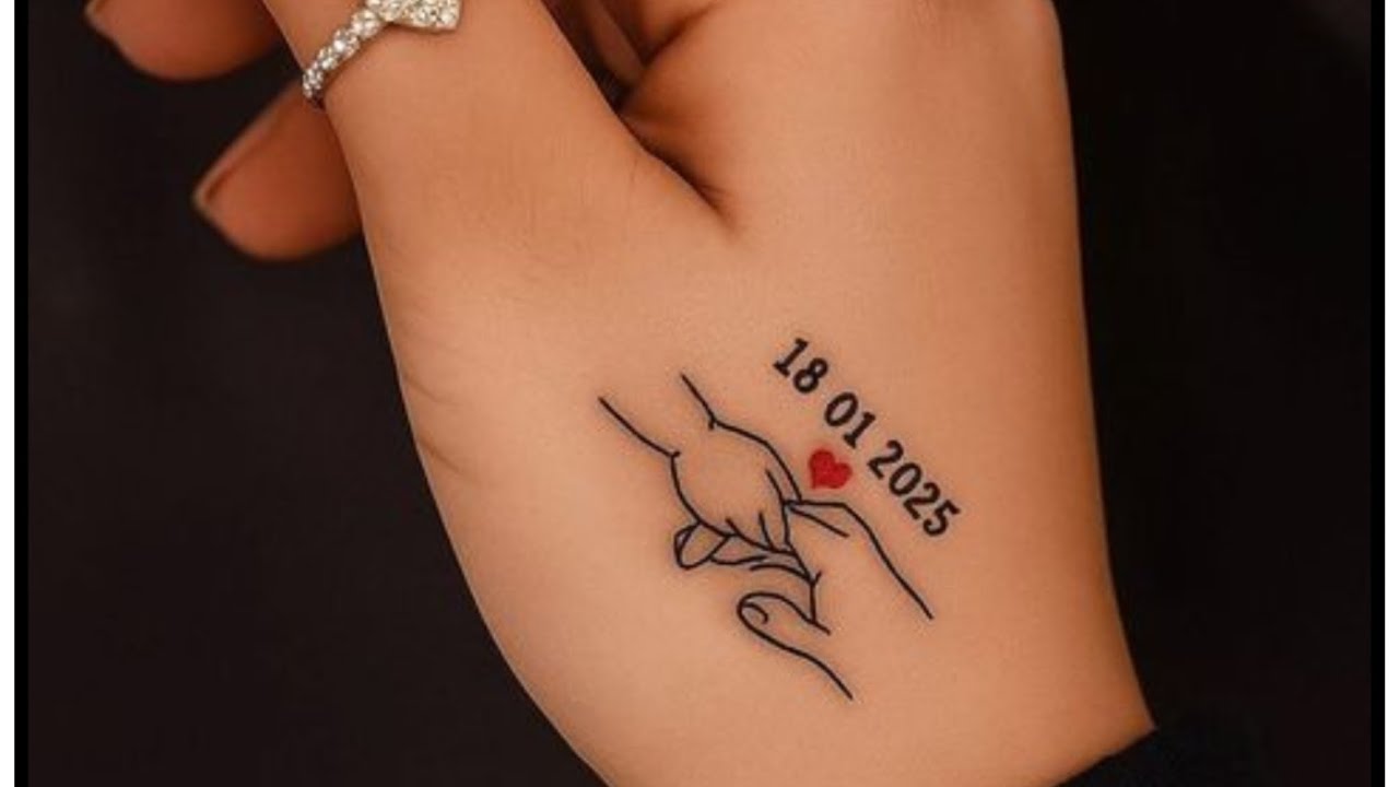 date of birth tattoo Mother and child love 