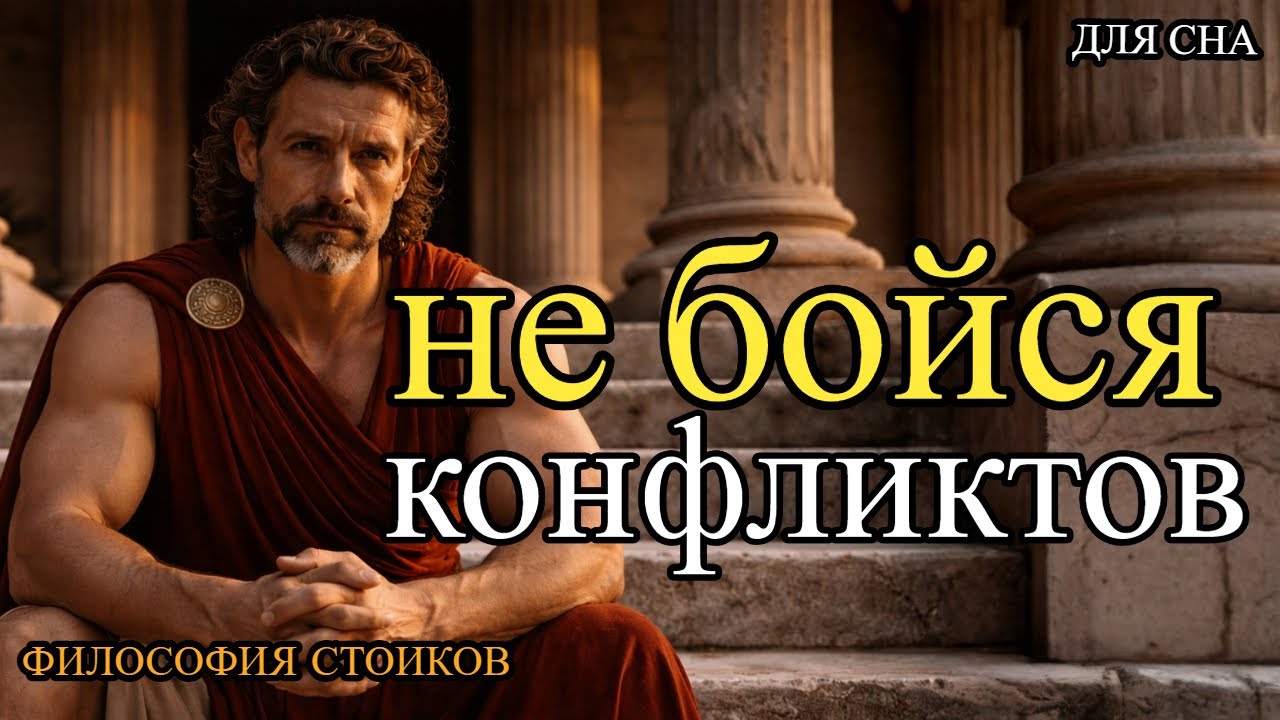 Лекция для сна 🌙 Как быть спокойным и уверенным в конфликте  | Стоицизм | Марк Аврелий