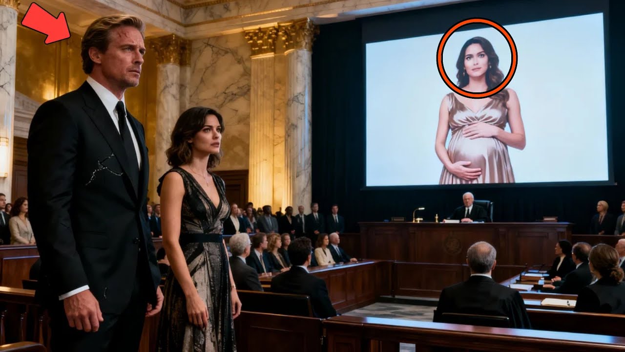 The Billionaire Smirked Beside His Mistress in Court — Until a Video from His Pregnant Wife Played
