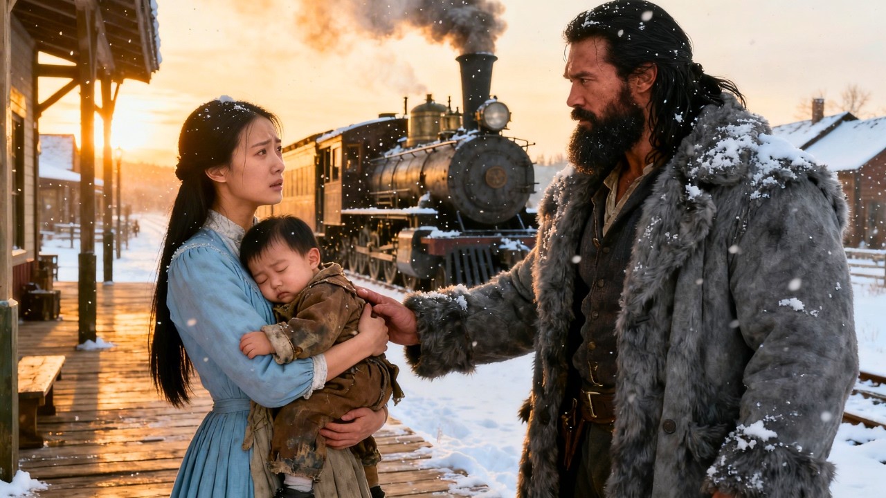 Chinese Bride Was Left at the Station With a Baby, Until a Mountain Man Said “Let Me Hold You Both”