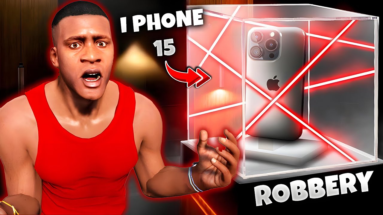 FRANKLIN STEALS THE IPHONE 15 PRO MAX IN GTA 5