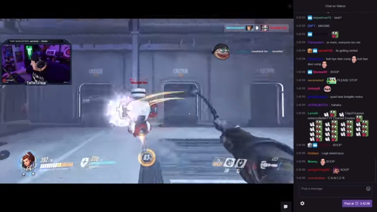 Timthetatman Raw Reaction To New Character Brigitte In Overwatch