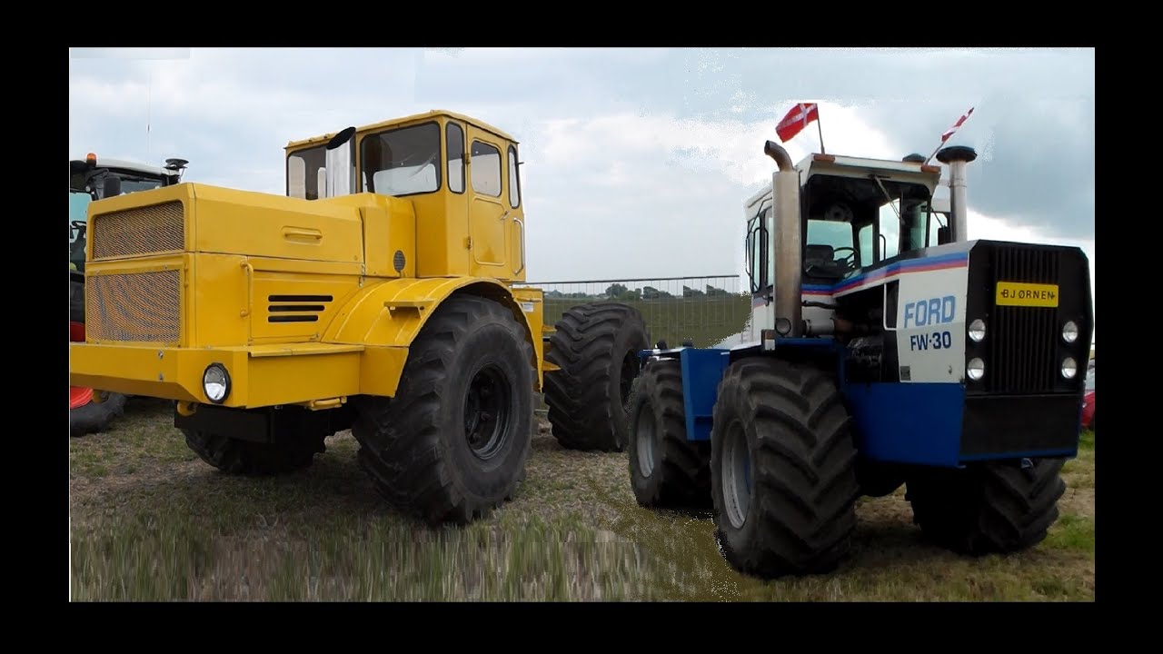 USA vs USSR Tractor pulling. Ford vs Kirovets