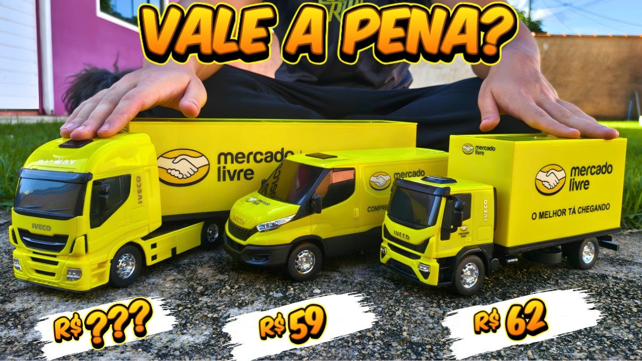Review COMPLETO: Carreta, Caminhão e Van Personalizados do Mercado Livre