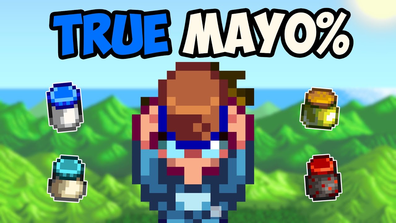 Как быстро я смогу выпить весь майонез в Stardew Valley?