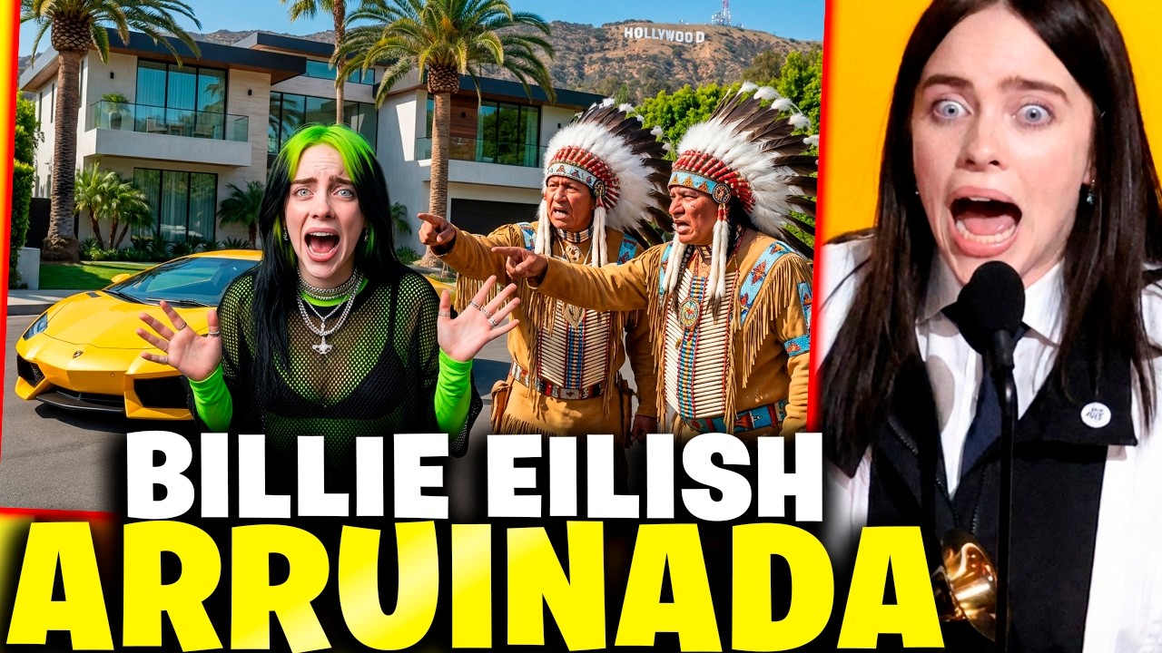 El KARMA alcanza a Billie Eilish 😱 Tribu EXIGE que ABANDONE SU MANSIÓN tras los Grammys