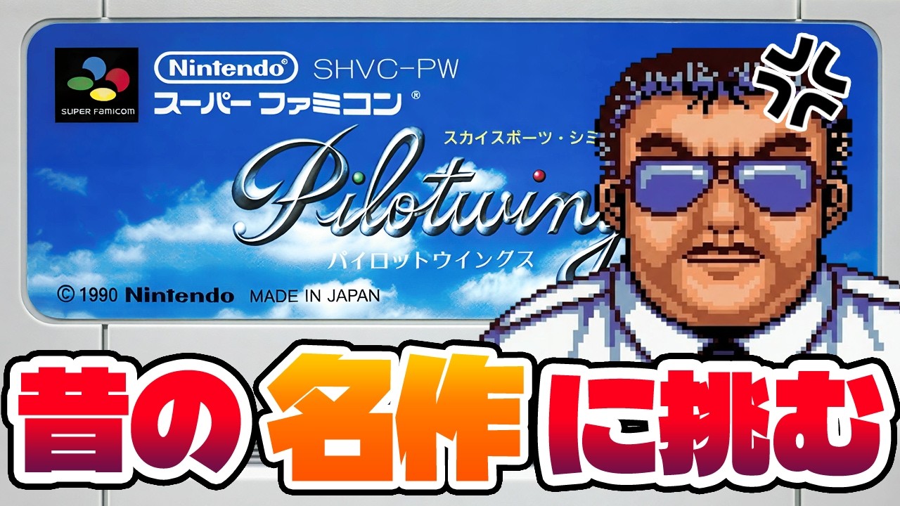 【小学生コンビ】今の子どもがパイロットウイングスに挑戦した結果が悲惨すぎた【レトロゲーム】