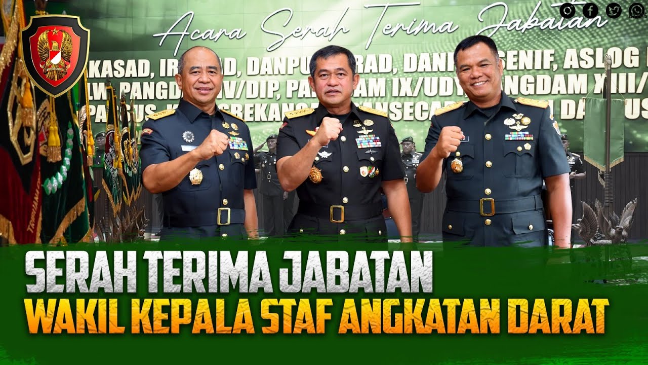 Serah Terima Jabatan Wakil Kepala Staf Angkatan Darat | Kartika Channel