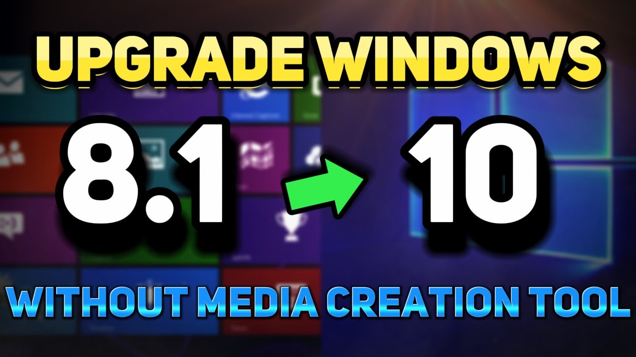 Как обновить Windows 8/8.1 до Windows 10 без использования Media Creation Tool и без потери данных!