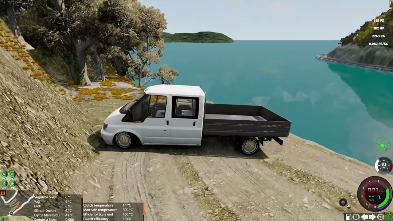 TRANSİTLE YÜKLÜ ve ZORLU YOLLAR! (BeamNg.Drive v0.34 Türkçe)