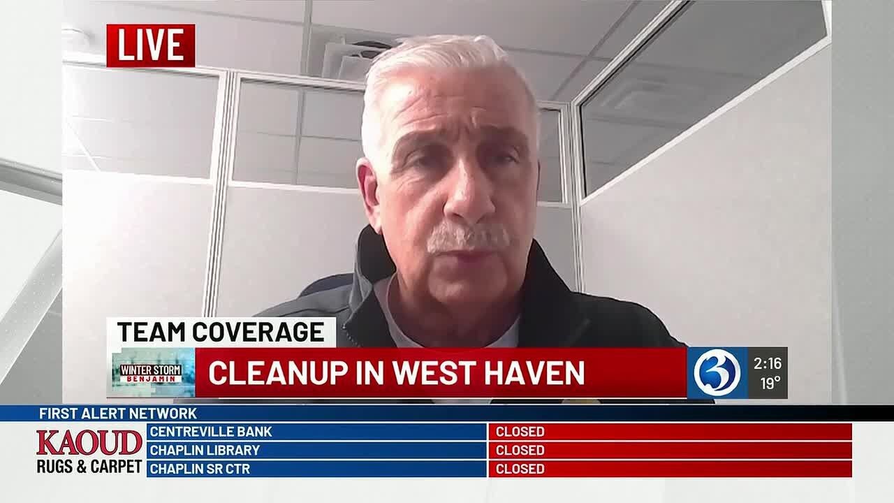 West Haven's parking ban remains in effect until Tuesday
