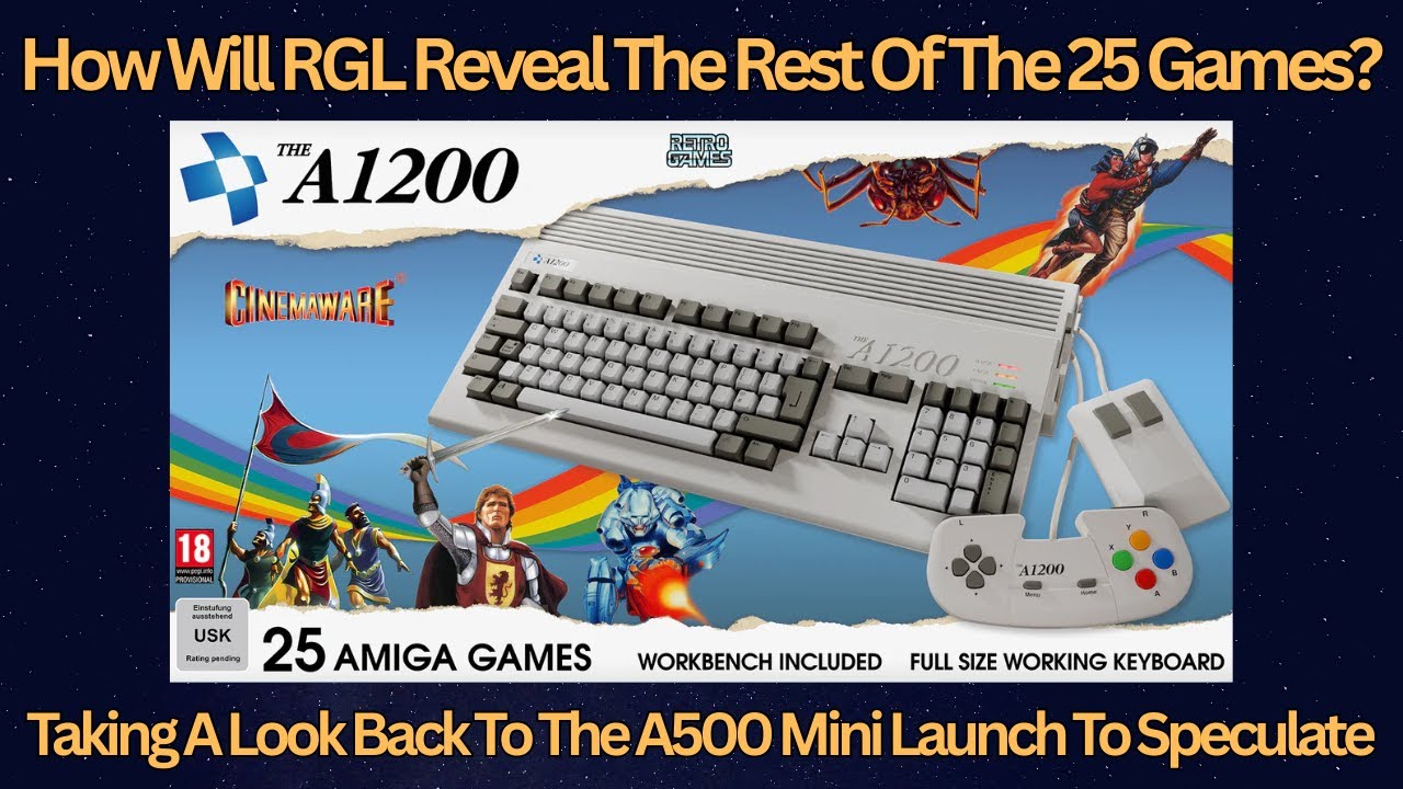 A1200: как RGL представит оставшиеся 25 игр? Вспоминаем запуск A500 Mini.