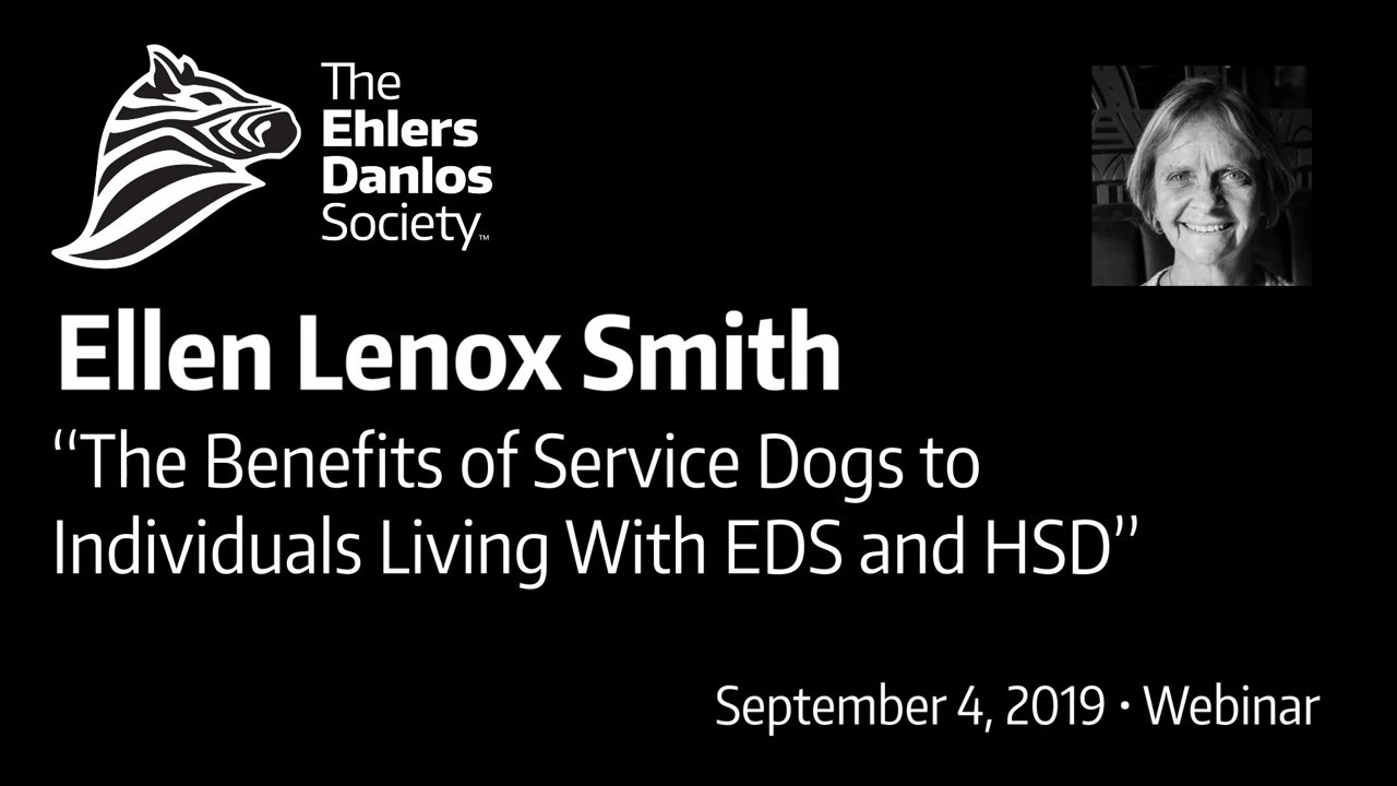 The Benefits of Service Dogs to Individuals Living With EDS and HSD - Ellen Lenox Smith
