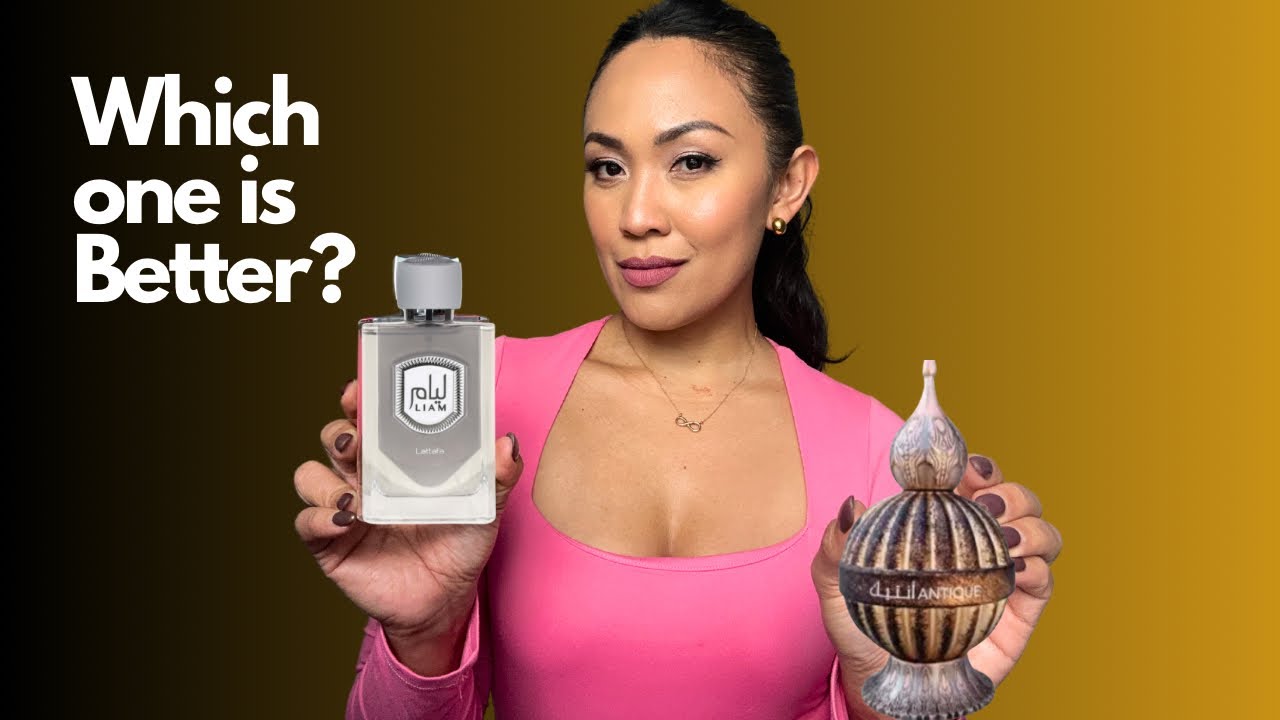 Сравнение антикварных предметов Lattafa LIAM GREY и Lattafa NICHE EMIRATI