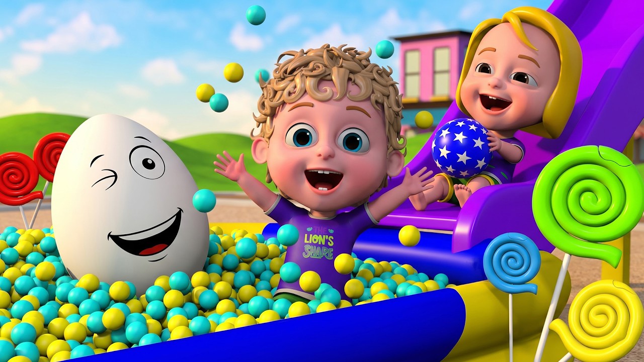 Egg Colour Ball | Fun Color Learning Activity for Kids | Learning Tunes TV