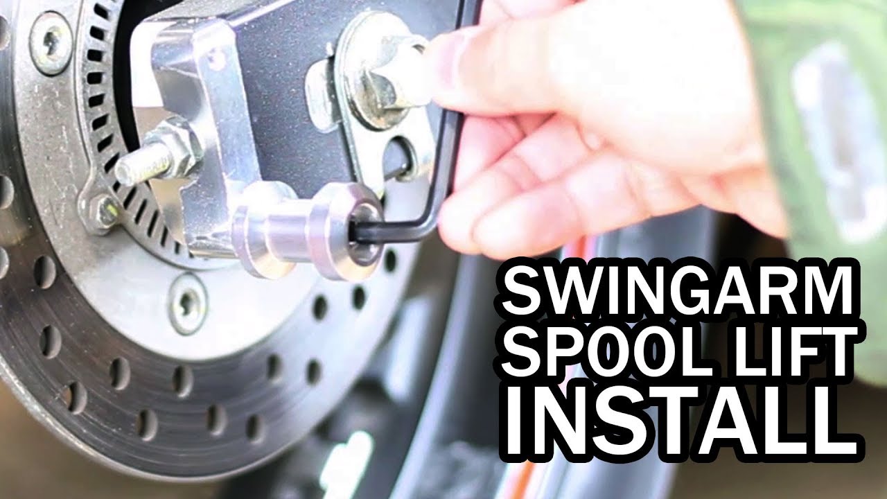 Swingarm spool & lift on Honda CBR 250R Motorcycle