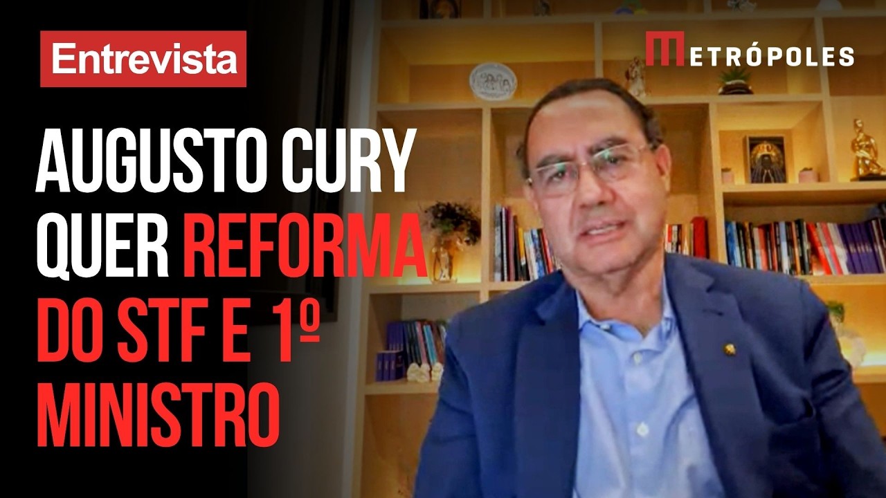 Pr&eacute;-candidato, Augusto Cury defende reforma do STF e cargo de 1&ordm; ministro no Brasil