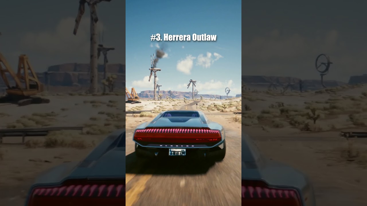 Top 4 INSANELY Fast Cars in Cyberpunk 2077 #cyberpunk2077