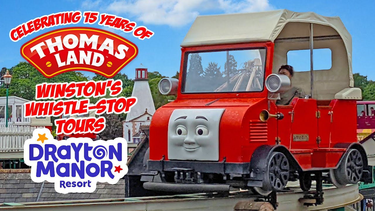 Winston's Whistle-Stop Tours in Thomas Land at Drayton Manor (April 2023) [4K]