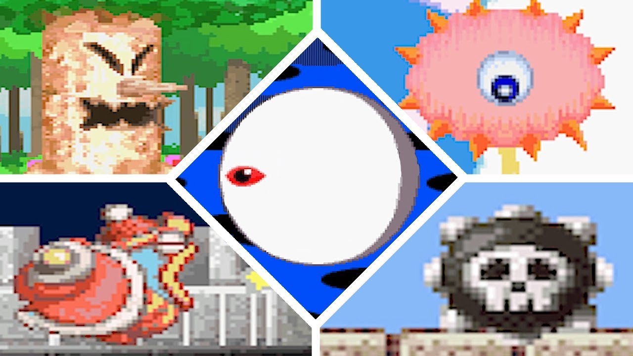 Kirby's Dream Land 3 - All Bosses (No Damage)