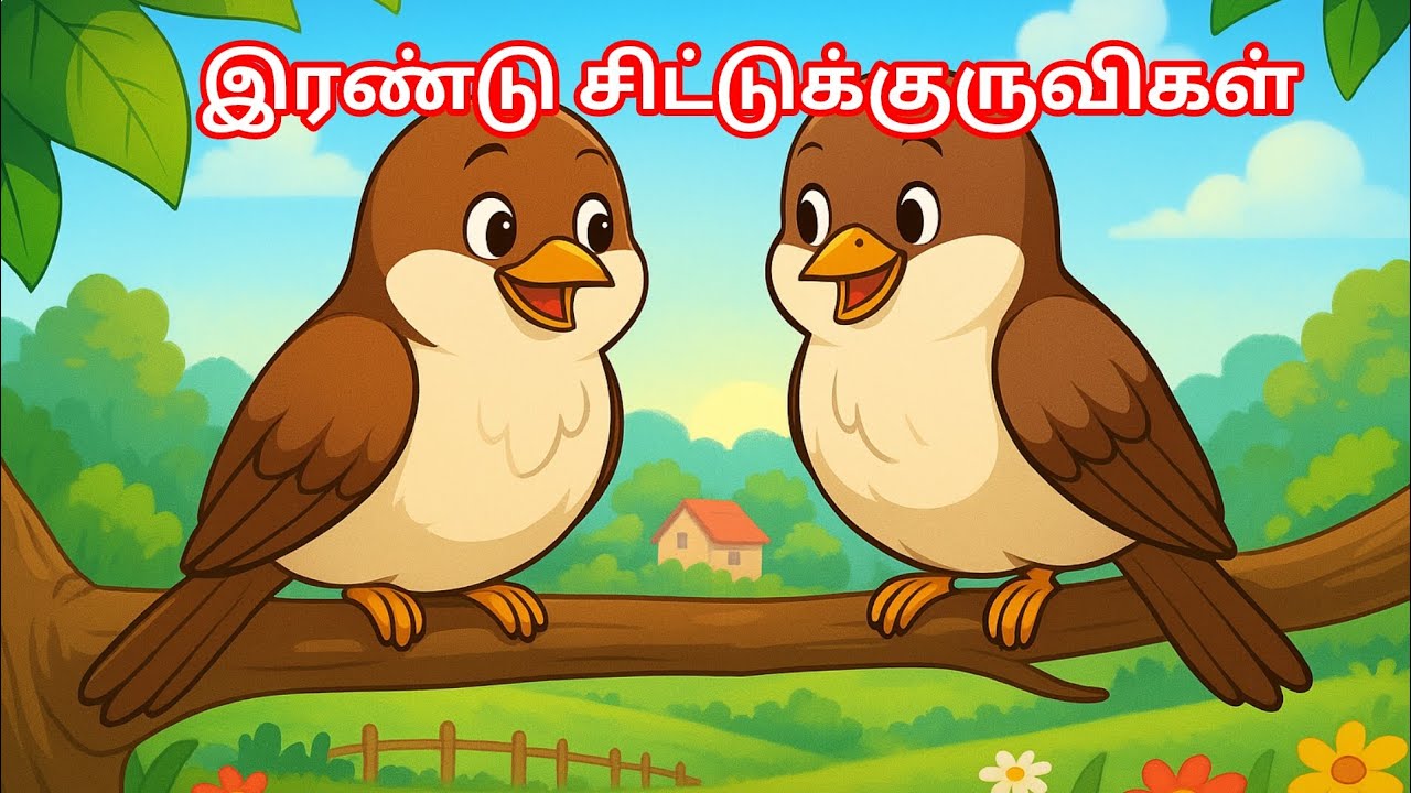 இரண்டு சிட்டுக்குருவிகளின் உண்மையான நட்பு 🐦❤️ | Tamil Moral Story | Kids Story in Tamil