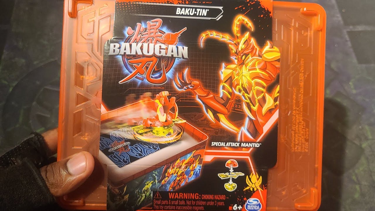 MANTRIS THE THIRD? NEW BAKUGAN GENERATION 3.0 INSECT MANTID BAKU-TIN UNBOXING!