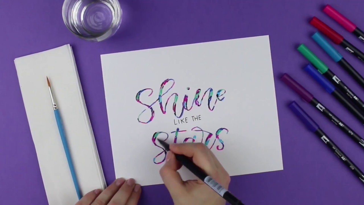 Tombow Galaxy Hand Lettering | Michaels