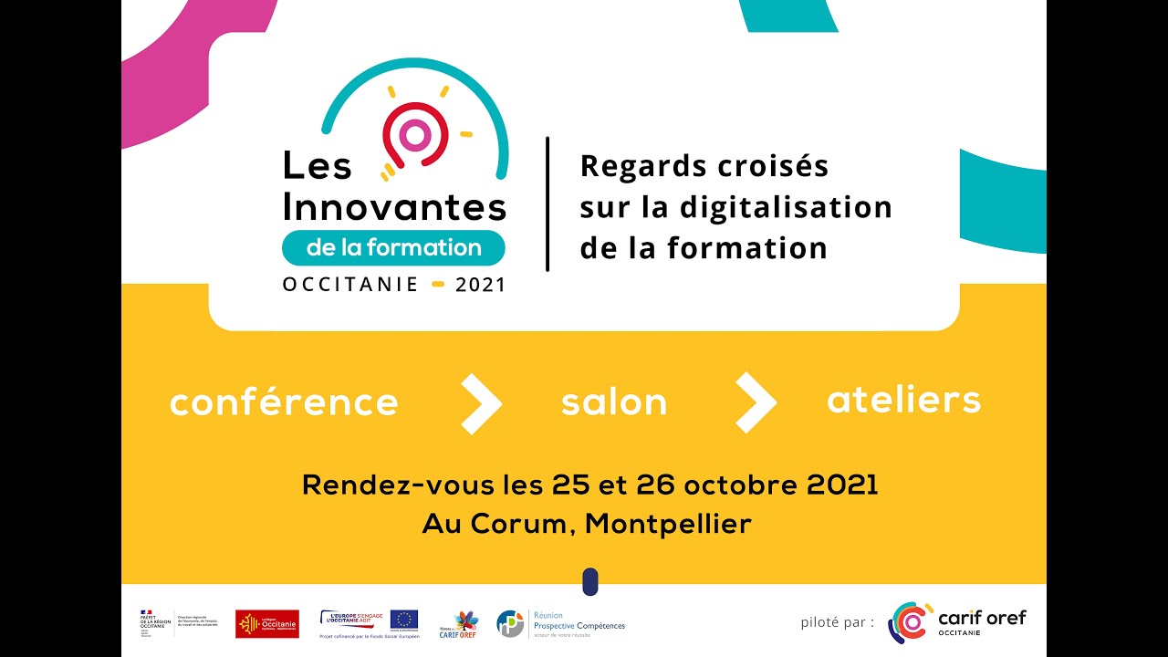 SAVE THE DATE - Les Innovantes de la formation Occitanie 2021