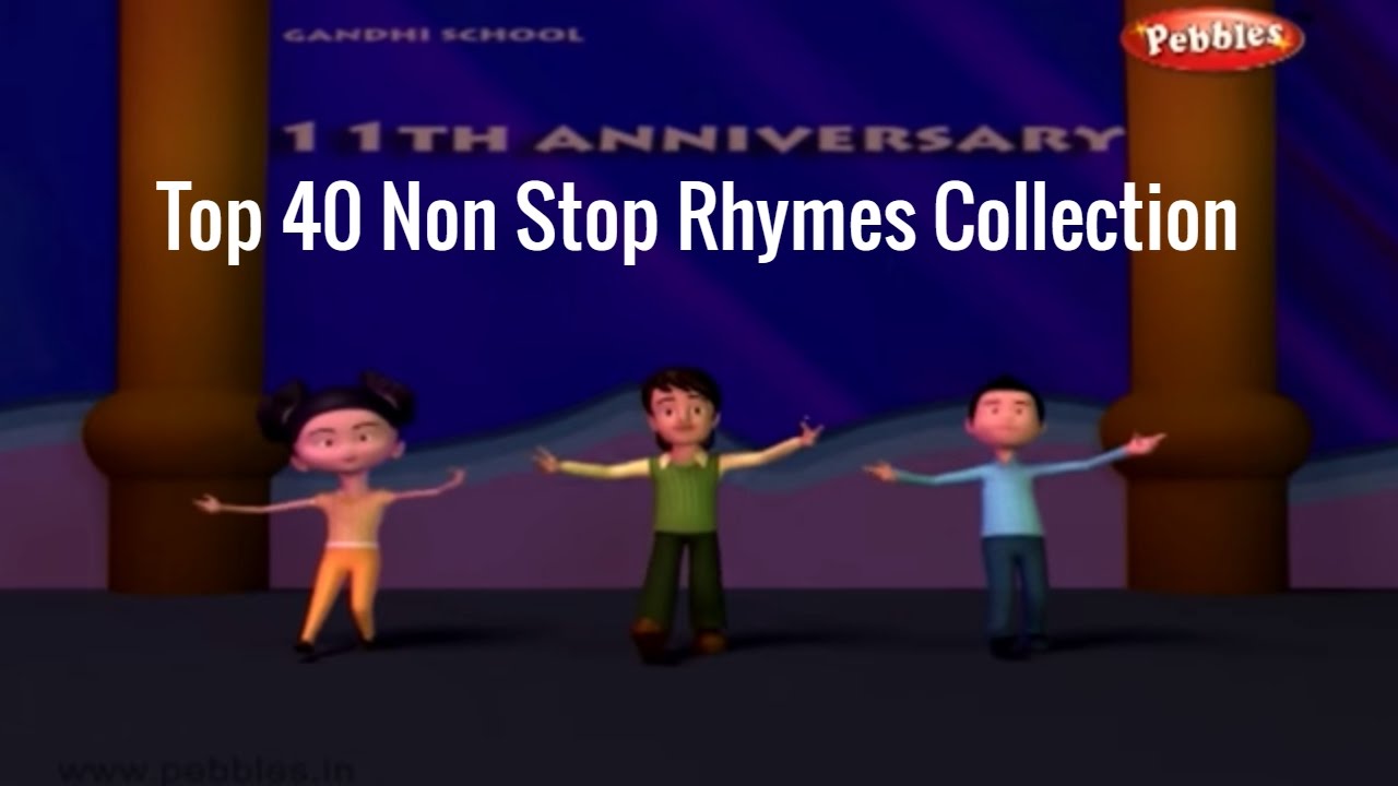Top 40 Non Stop Nursery Rhymes Collection | Nursery Rhymes With Lyrics | 3D Nursery Rhymes Vol 2 - 6