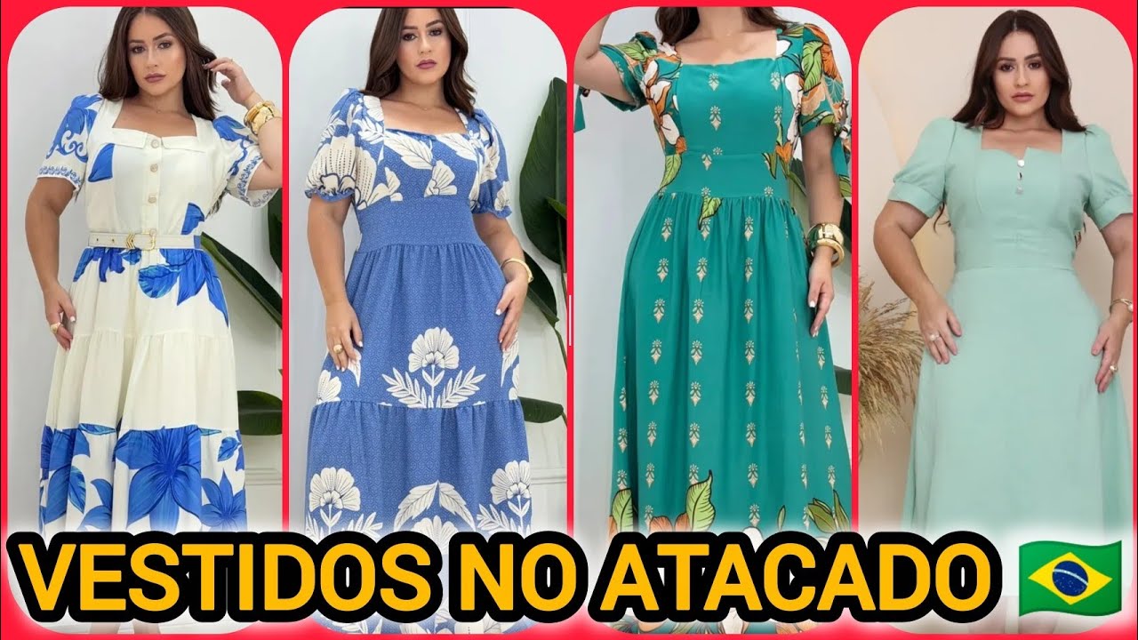 VESTIDOS MODA EVANGÉLICA NO ATACADO 🇧🇷 PROVADOR FASHION COM PAULA MONBERG🌹✅ #vestidos  #modamodesta 