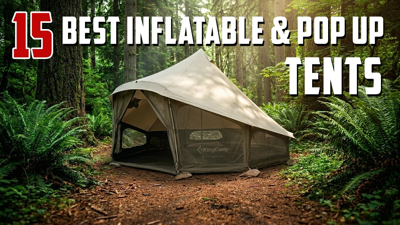 14 Best Inflatable & Pop up Tents Changing Camping in 2026!