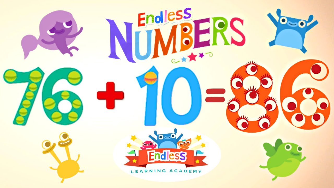 Endless Numbers 86 | Learn Number Eighty-six | Fun Learning for Kids